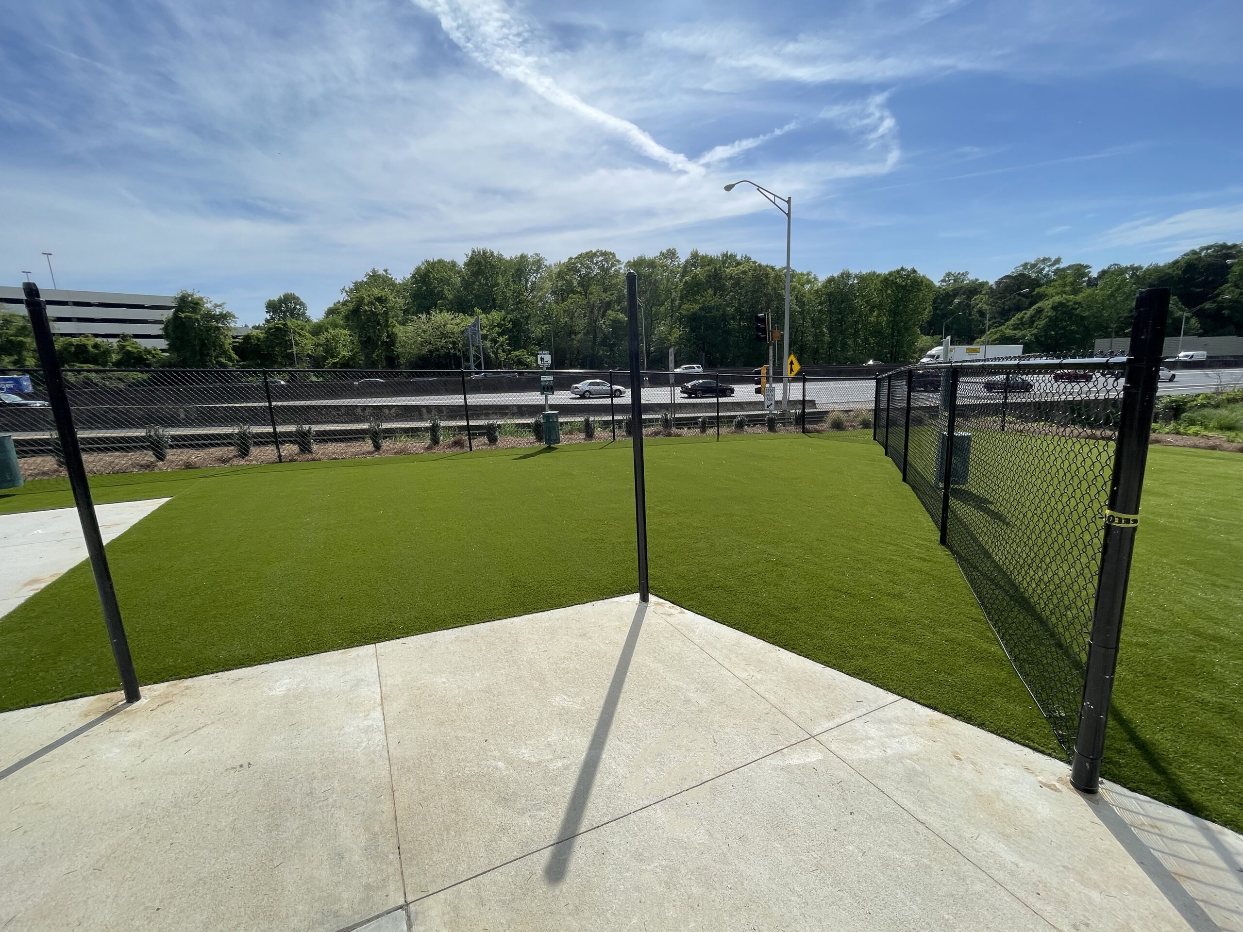 Apartment area with K9Grass synthetic grass